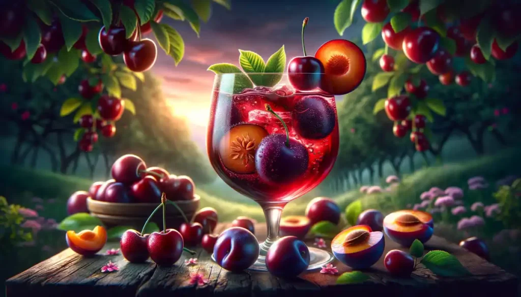 Cherry-Plum Punch
